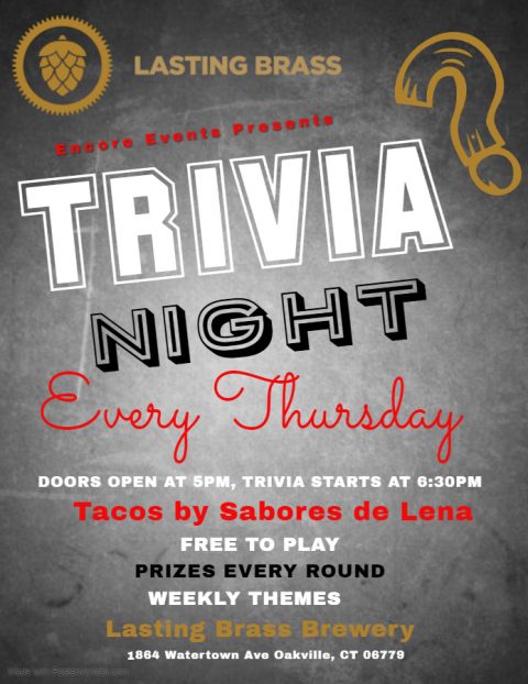 Trivia Night Lasting Brass